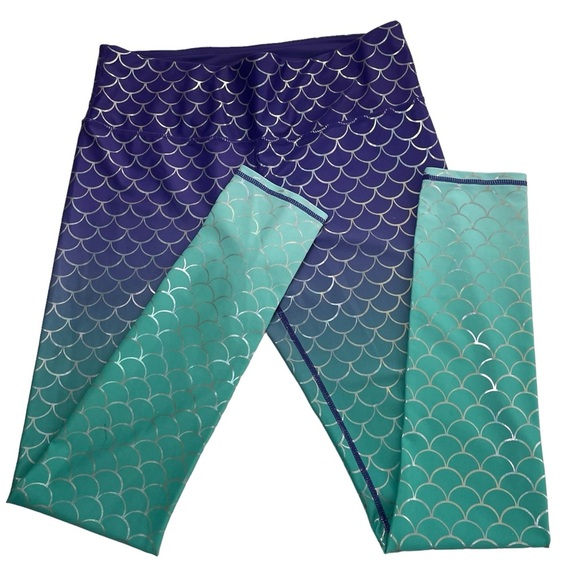 Disney Store Parks Oh My Disney Ariel Legging Little Mermaid Medium - Picture 12 of 13